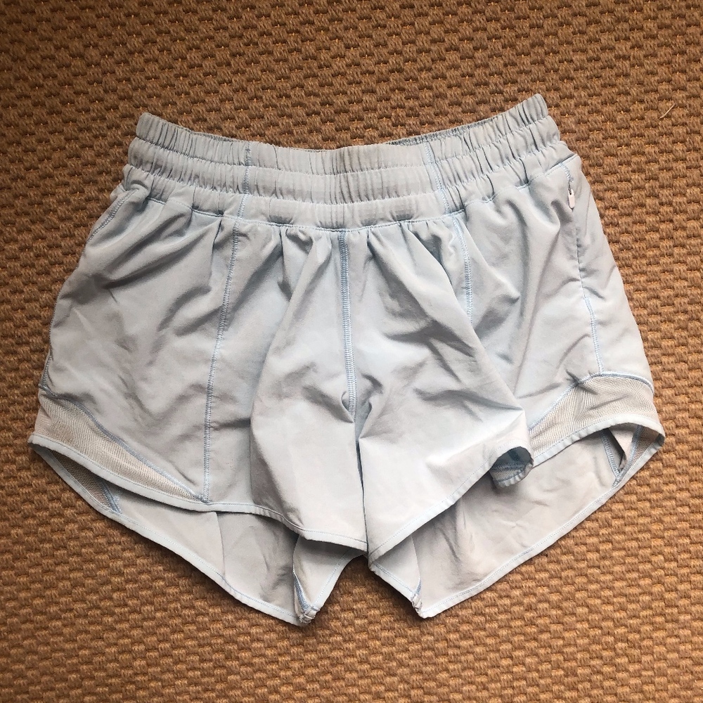 Lululemon light blue shorts